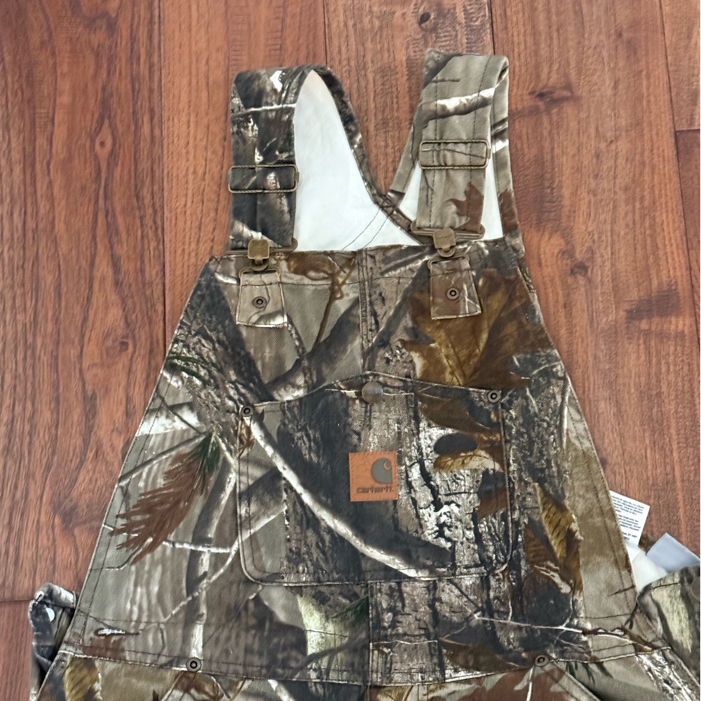 Carhartt youth insulated overalls Sz 14